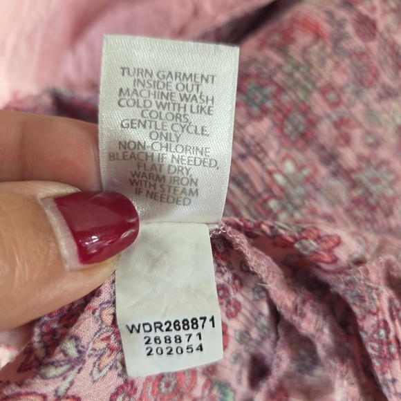 J Jill Women Floral Paisley Lined Rayon Maxi Dress Sz L Prairie Country Coastal - Picture 7 of 10